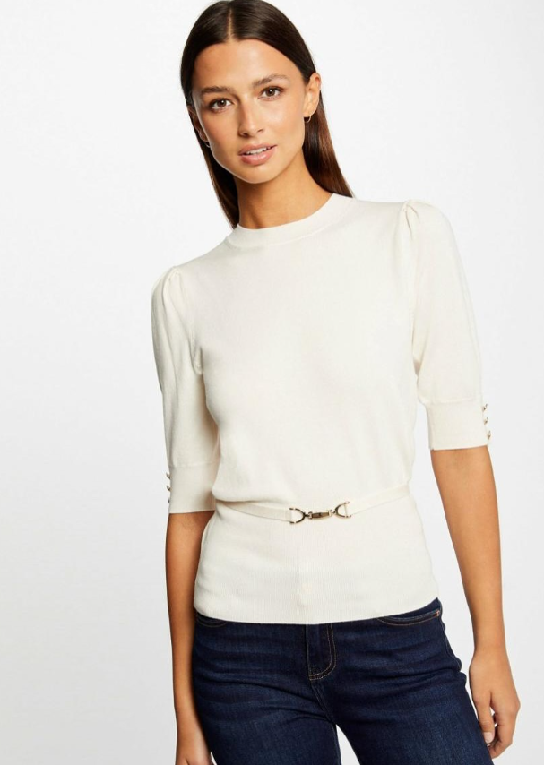 MORGAN - Femme Pull Manches Courtes