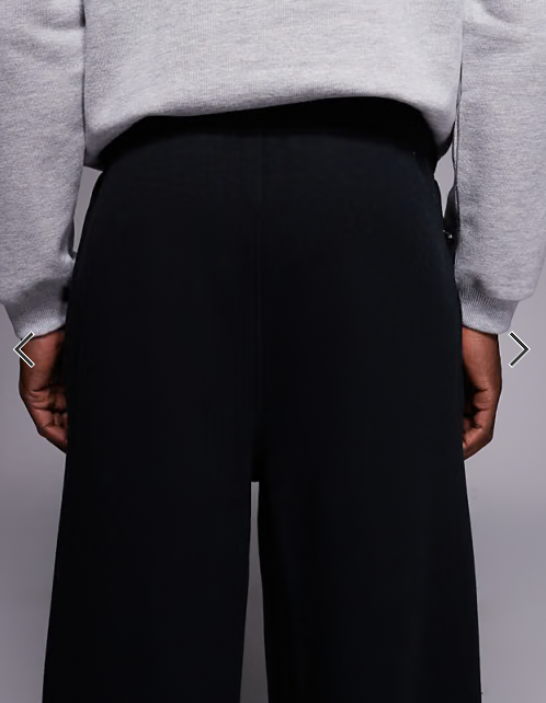 4505 Rest Day heavyweight 440gsm cotton super oversized jogger with zip pockets in washed black