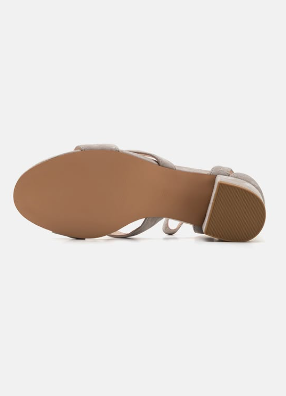 LEATHER - Sandals - light grey