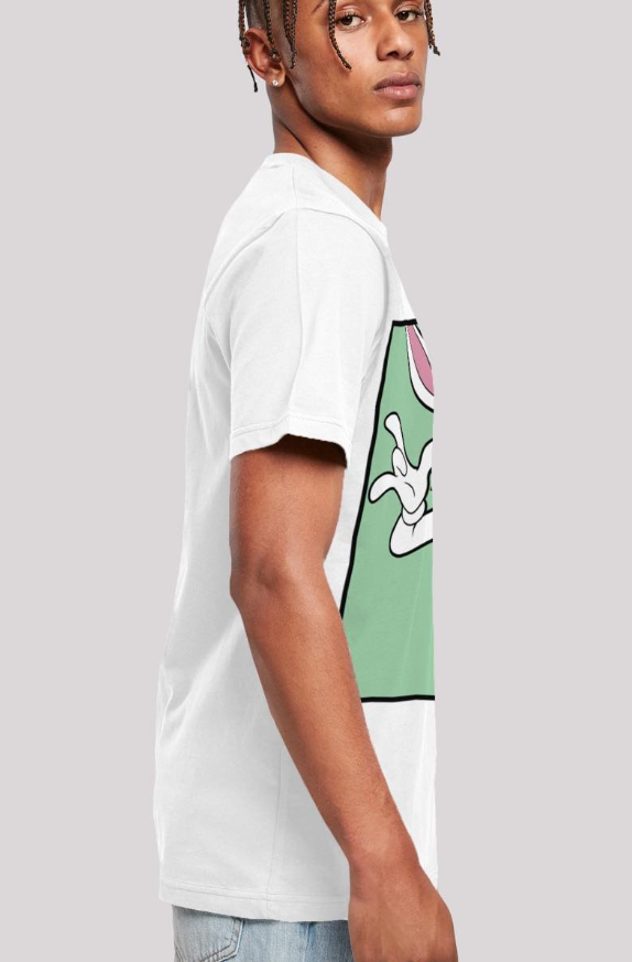 Unisex - F4NT4STIC LOONEY TUNES BUGS BUNNY FUNNY FACE - Print T-shirt - white