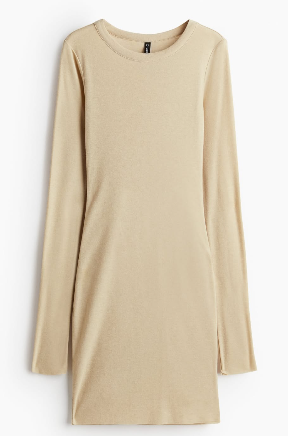 H&M - ribbed bodycon dress