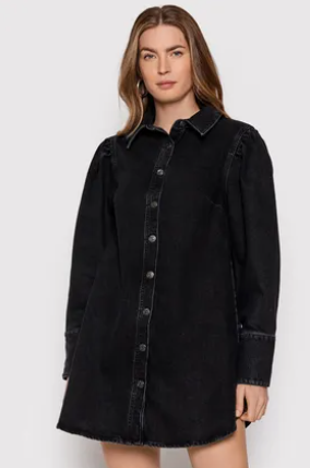 Na-Kd Organic Denim Shirt Dress