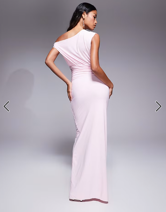 Fashionkilla double sculpted slinky sleeveless pink