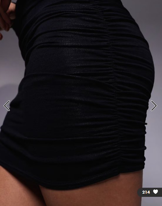 Fashionkilla exclusive cotton rich off shoulder ruched skirt long sleeve mini dress in black
