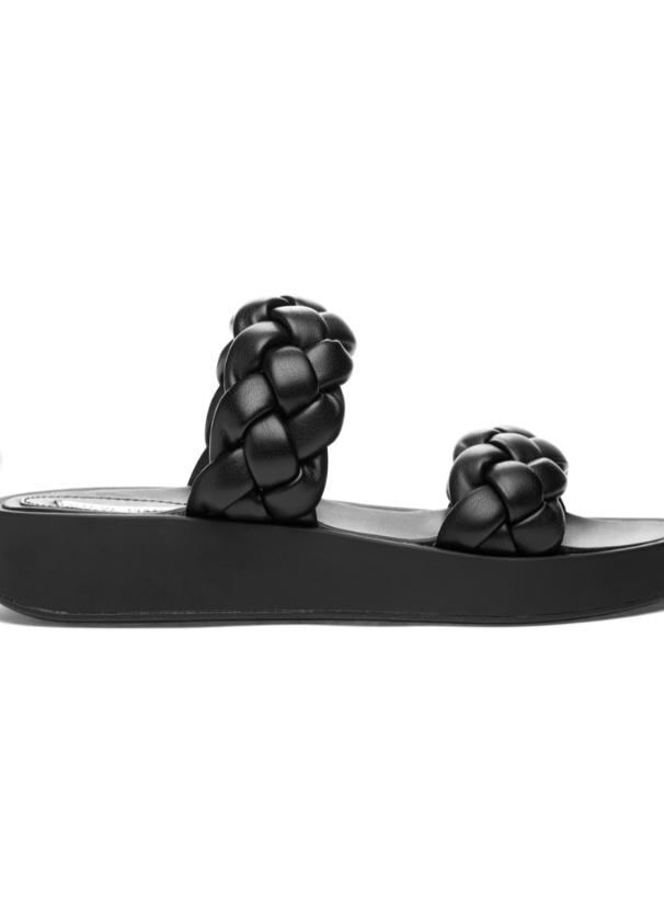 STEVE MADDEN - HILLARY SANDAL BLACK # 97-87701