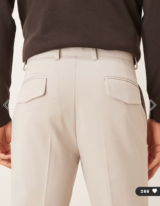 ASOS DESIGN smart tapered chino trouser in stone twill