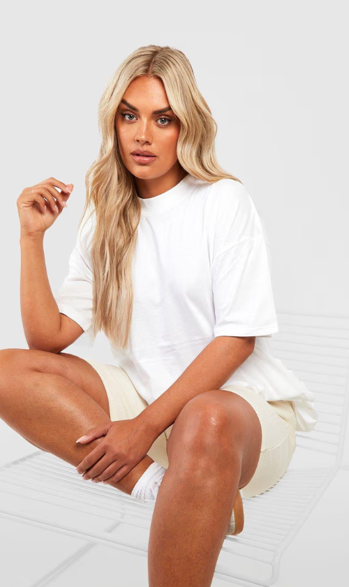 Boohoo - Plus 2 Pack Oversized T-shirt - black_white