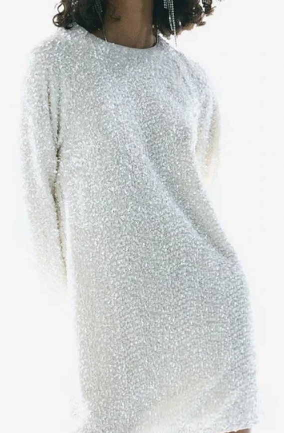 H&M - SEQUINED A-LINE DRESS