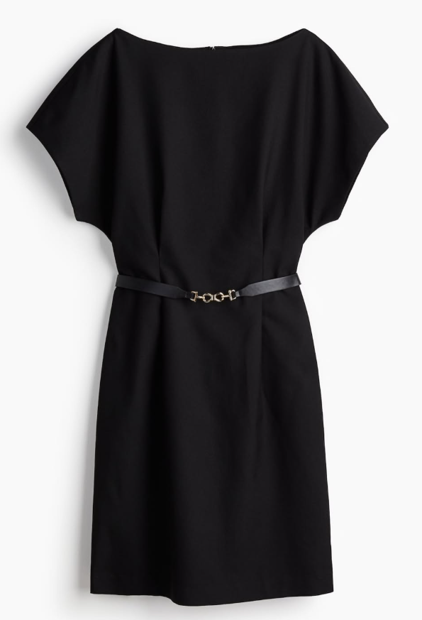 H&M - BELTED DRESS Twill