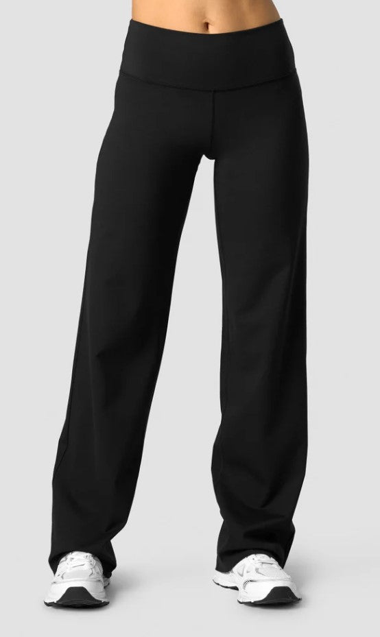 ICIW - NIMBLE STRAIGHT LEG PANTS BLACK