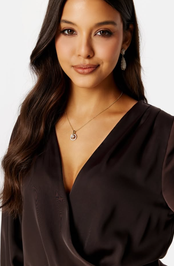 Bubbleroom - Jolene Knot Dress- Brown