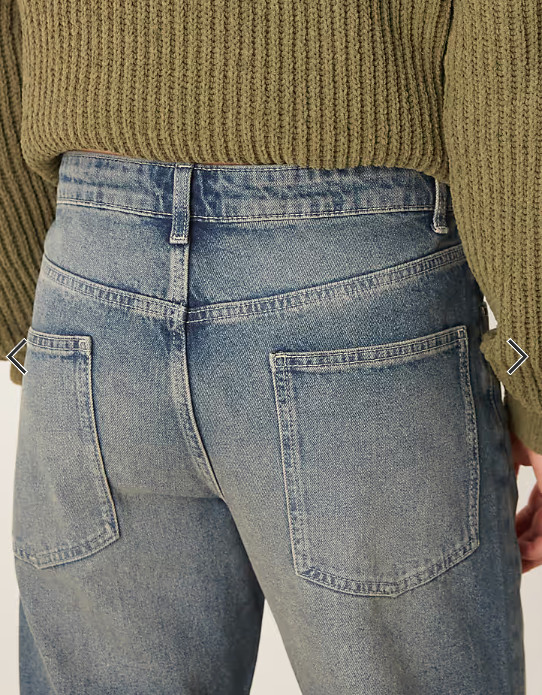 ASOS DESIGN tapered jean in mid wash