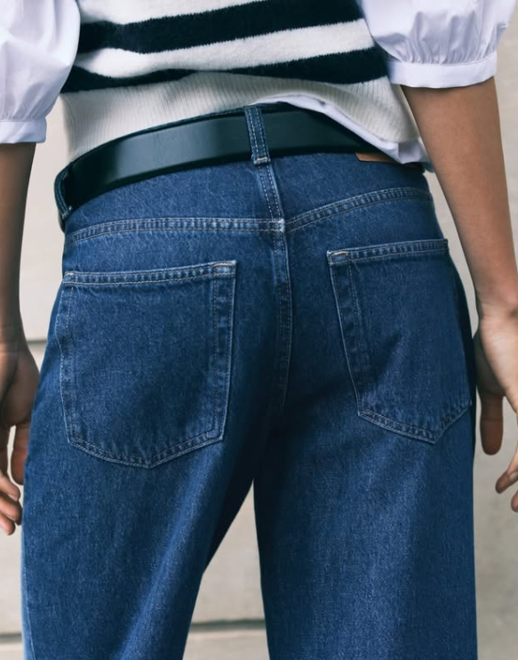 H&M-BLEECKER HIGH RISE WIDE LEG JEANS