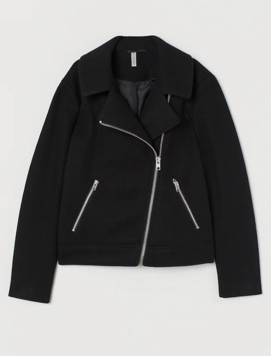 H&M - Brushed Biker Jacket