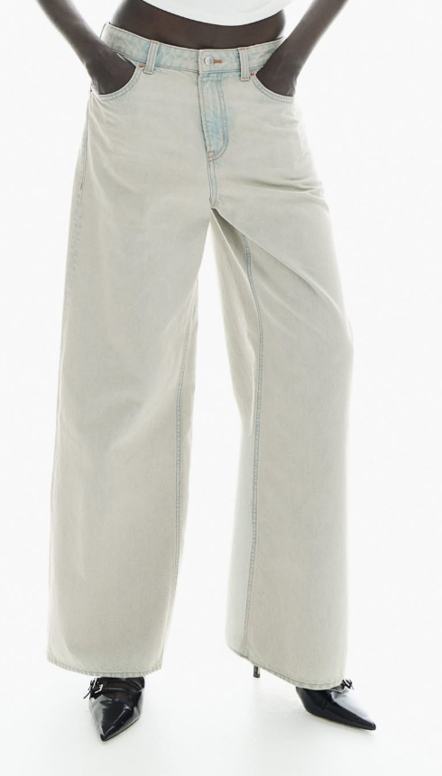 H&M - BAGGY WIDE REGULAR JEANS