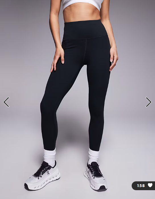 4505 Petite Icon soft touch high waist yoga legging in black