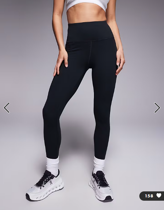 4505 Petite Icon soft touch high waist yoga legging in black