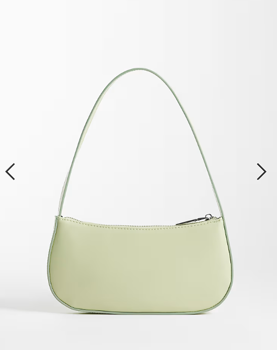 ASOS DESIGN shoulder bag in pistachio green