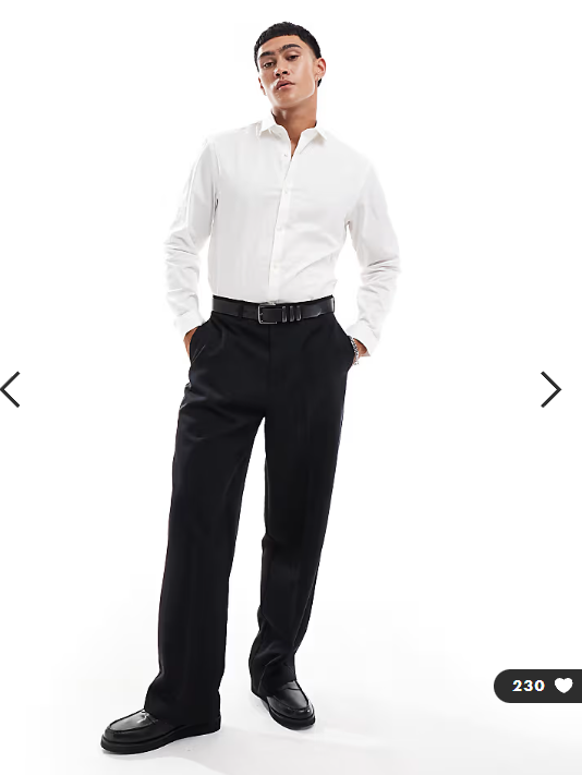 Jack & Jones Premium slim fit shirt in white