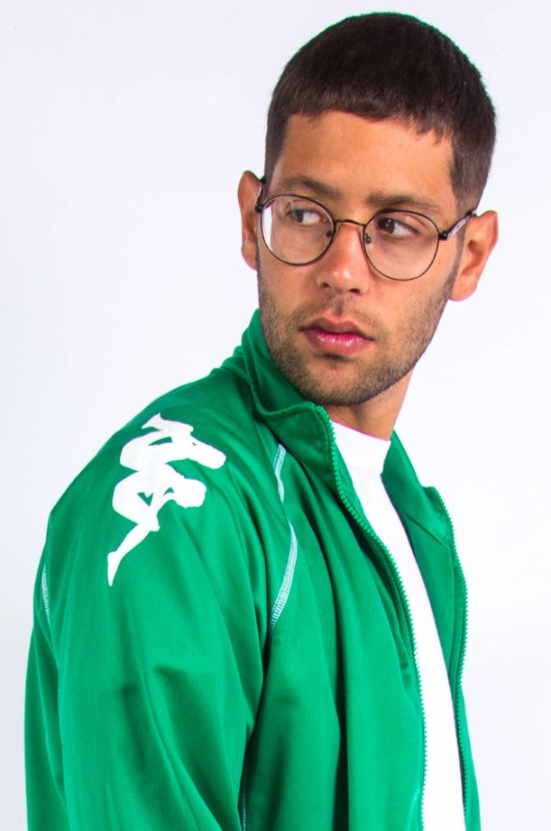 Y2K Green Kappa Tracksuit Top The Vintage Scene