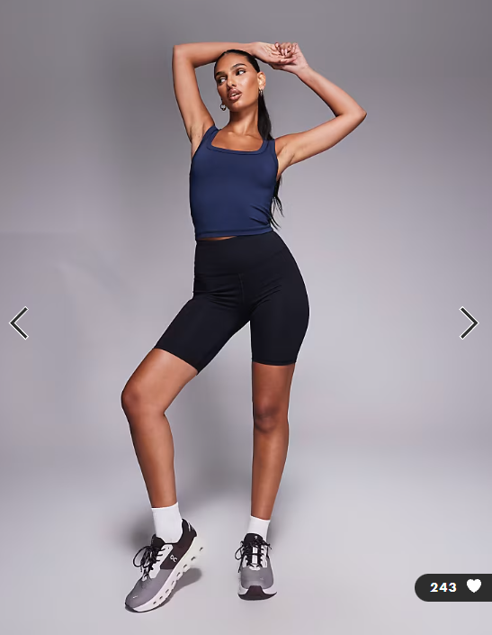4505 Icon active slightly cropped vest in deep navy