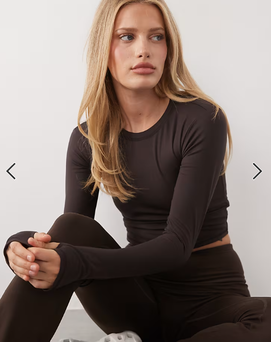 4505 modal blend ultra soft boxy performance t-shirt in mocha brown