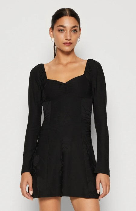 Jacquard Dress - Black