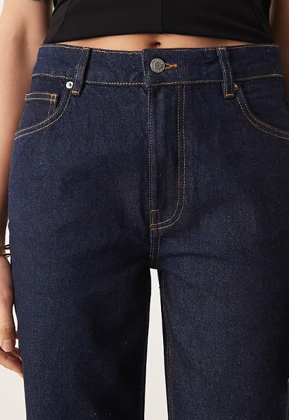 ASOS DESIGN Tall relaxed flare jean in rinse