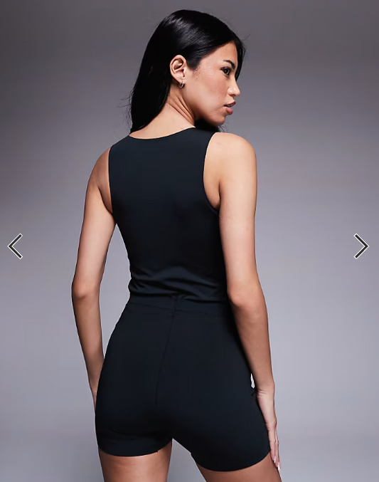 Nike Training Form fitted bodysuit in black