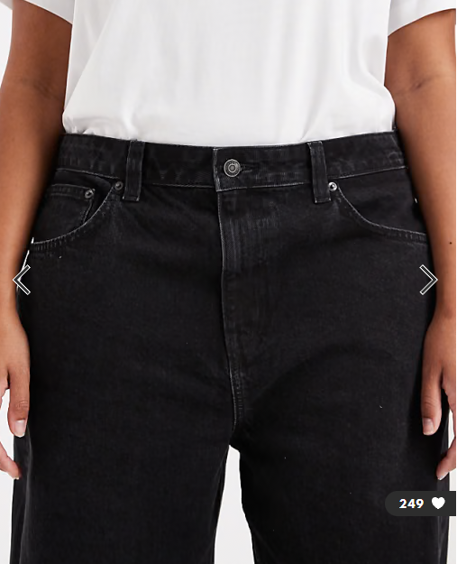 ASOS DESIGN Curve slim barrel jeans in washed black