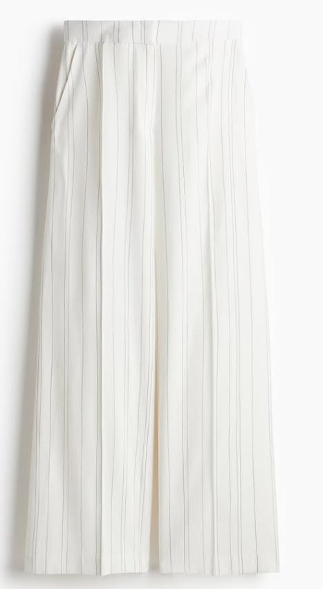 H&M - WIDE-LEG PANTS- Stripe
