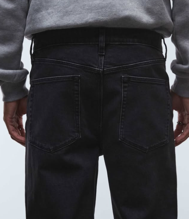 Asos - Straight Leg Jeans in Washed Black - Men