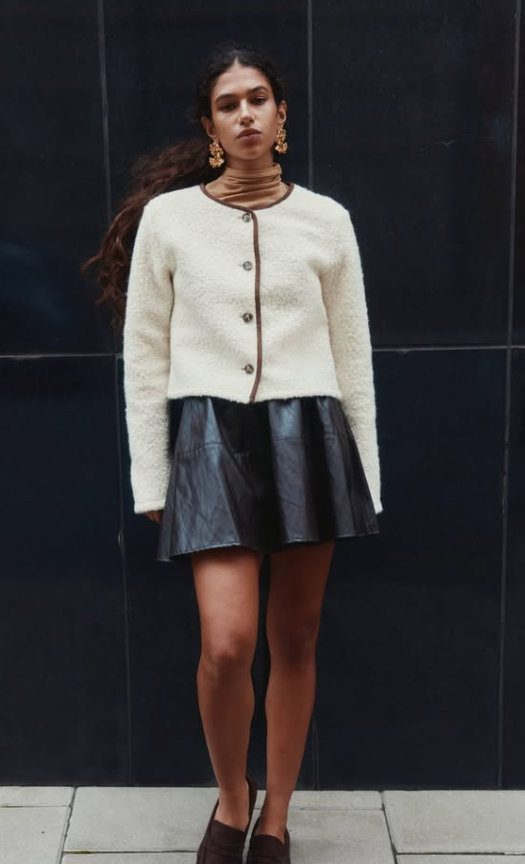 H&M - TEDDY FLEECE CARDIGAN