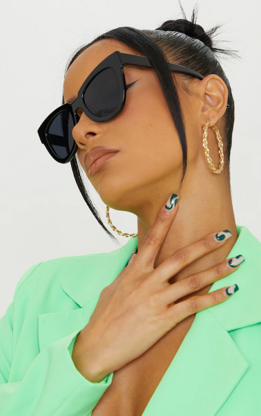 Black Winged Sunglasses