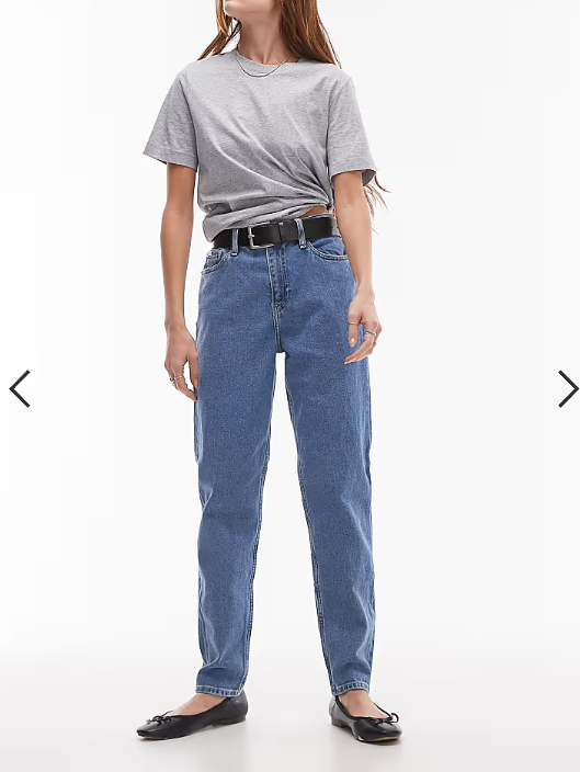 Calvin Klein Jeans mom jeans in mid wash