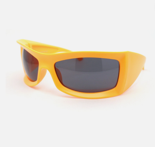 Thick Temple Oversized Large Trendy 90s Sport Sunglasses