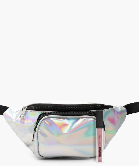 Boohoo - Holographic Front Pocket Bumbag