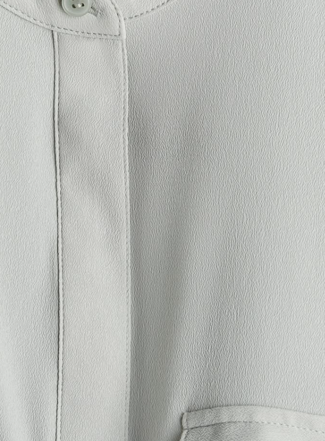 H&M - BAND-COLLAR BLOUSE