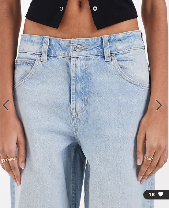 ASOS DESIGN Circular Design Collection Tall oversized baggy boyfriend jean in soft light midwash