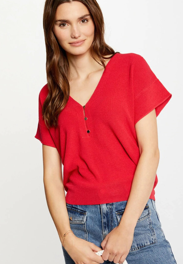 MORGAN DE TOI PULL - ROUGE