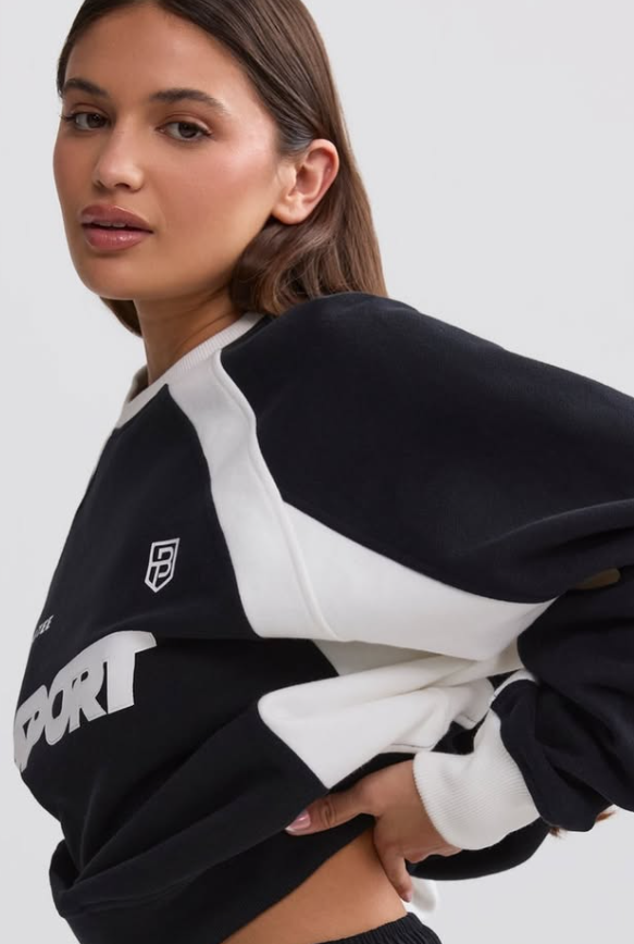 BO&TEE - Oversized Colourblock Sweatshirt - Premium