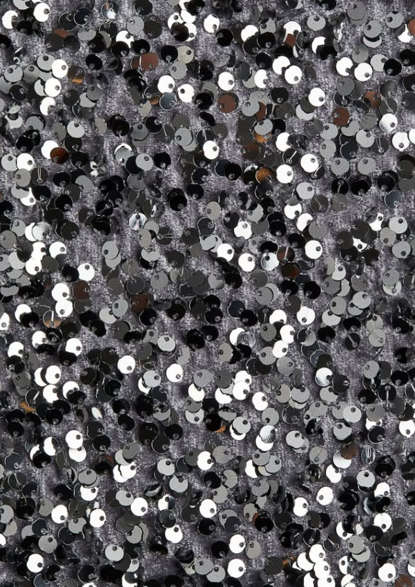 H&M - SEQUINED DEEP-BACK DRESS