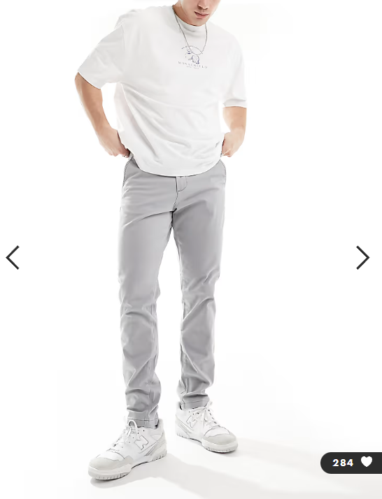 Jack & Jones - chino in slim fit - grey