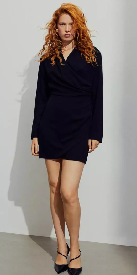 H&M - Draped wrap dress