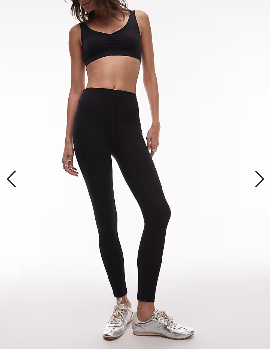 ARKET co-ord seamless legging in black