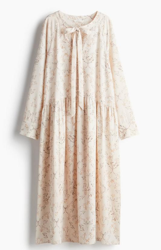H&M TIE-NECK DRESS