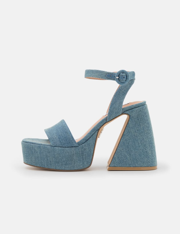 Steve Madden - Platform sandals - blue denim
