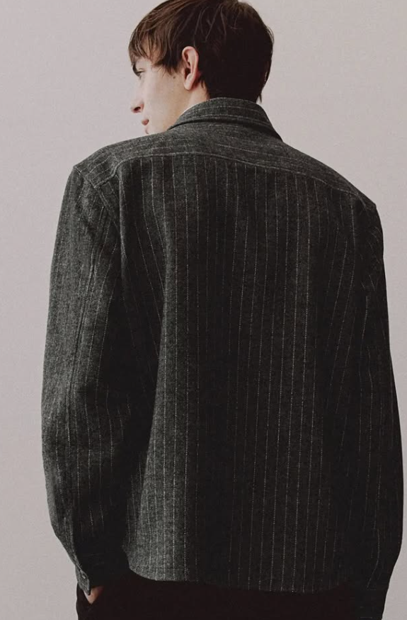 H&M-REGULAR FIT FELTED OVERSHIRT