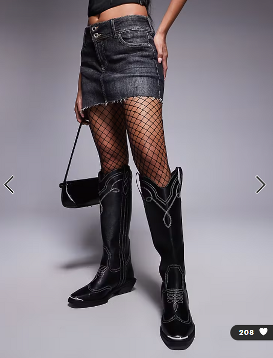Ann Summers giant fishnet tights in black