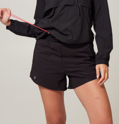 PLT - Run Black Pocket Detail Underlayer Shell Runner Shorts